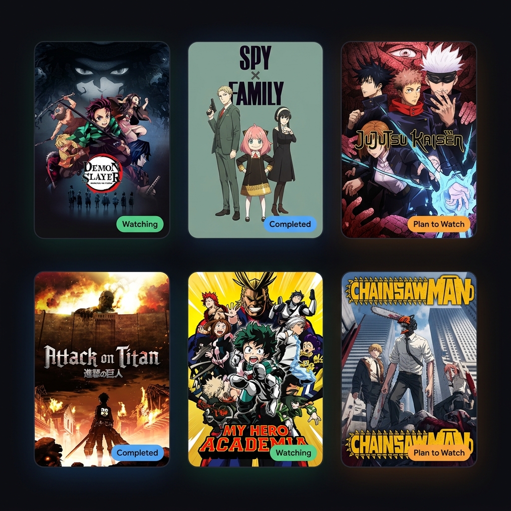 WeebNation watchlist preview